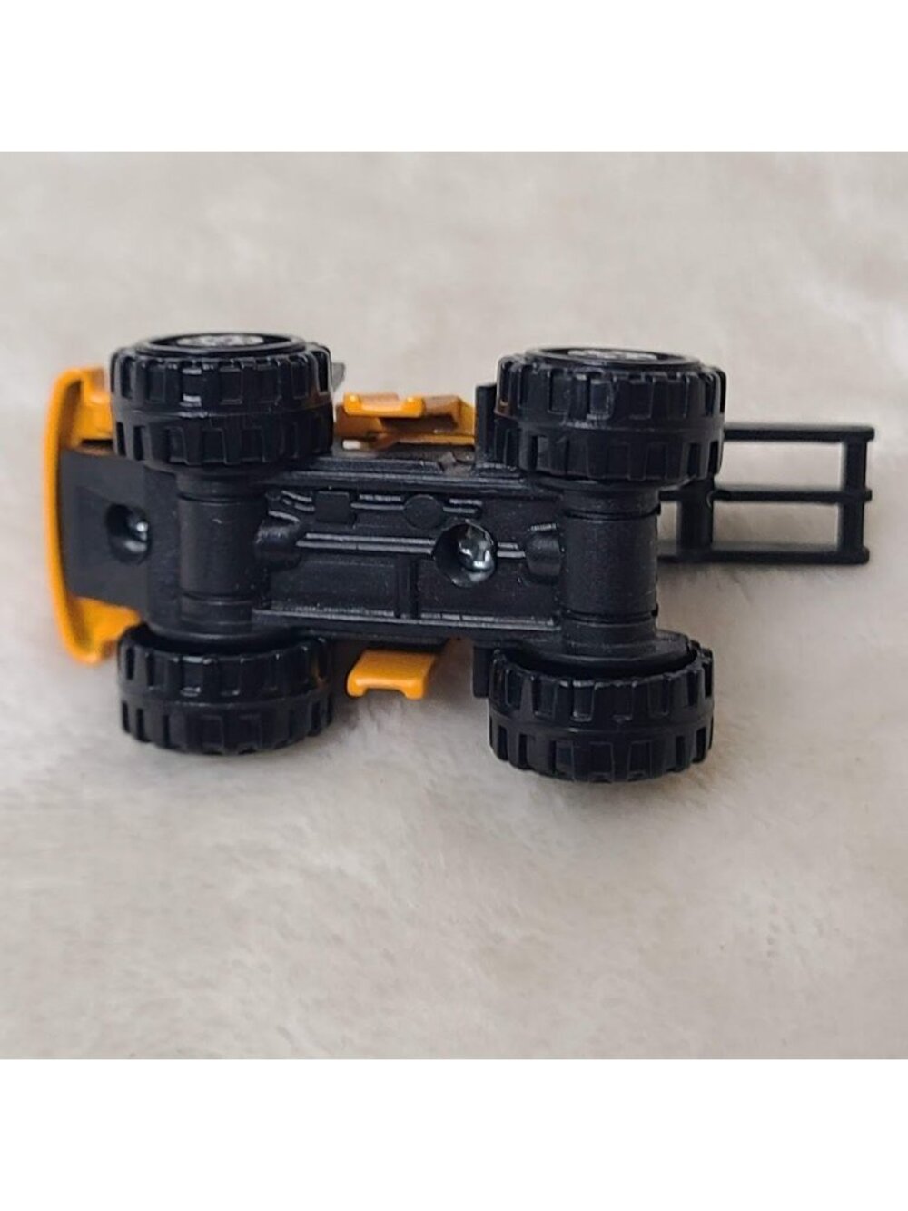 Mini Wheel Loader Forklift Toy Truck Engineering Metal Diecast 1:87 Loose - Picture 7 of 8
